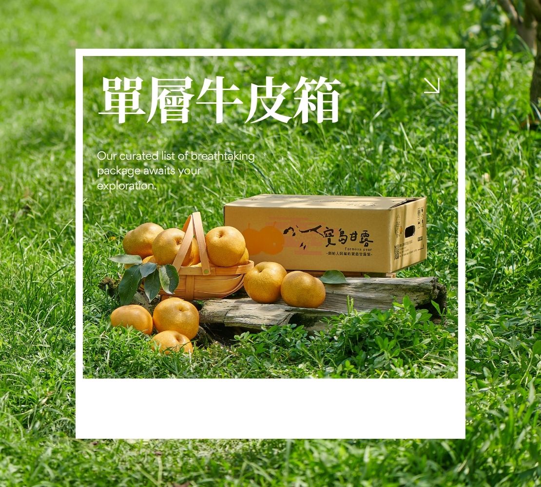 單層牛 世界首創|寶島甘露梨