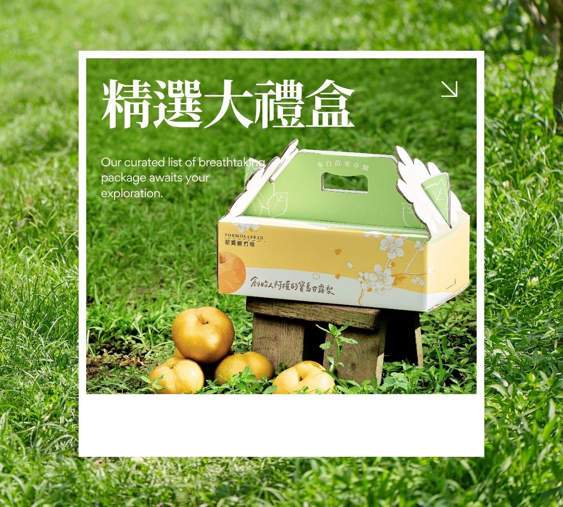 大禮盒 世界首創|寶島甘露梨